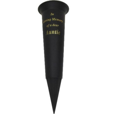 'In Loving Memory Dear Auntie' Grave Spike